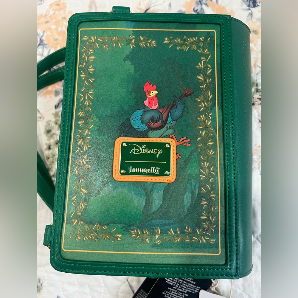 Loungefly Robin Hood Book Crossbody Bag - Picture 2 of 14